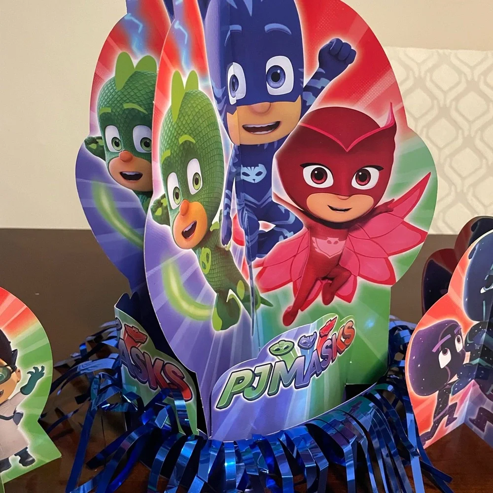 Colorful Superhero Party Decorations